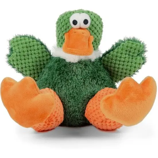 goDog Checkers Squeaky Plush Dog Toy, Chew Guard Technology image {6}