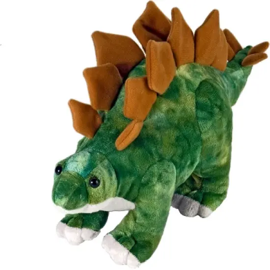 Wild Republic Dinosauria Mini Stegosaurus Stuffed Animal, 10 Inches image {1}
