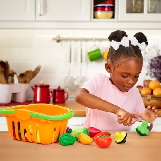 46-Piece Kids Play Food & Kitchen Accessories Set by Toy Time image {3}