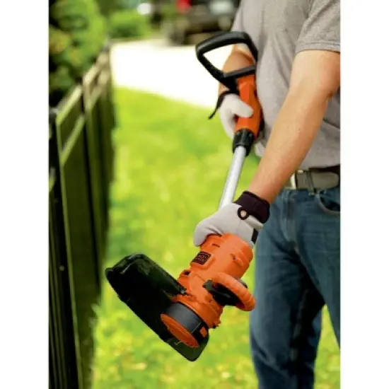 Black & Decker GH900 120V 6.5 Amp Brushed 14 in. Corded Trimmer/Edger image {6}