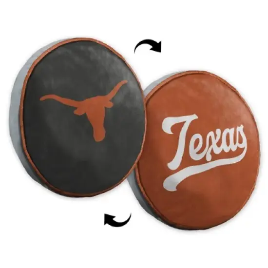 NCAA Texas Longhorns 15" Circular Cloud Pillow image {3}