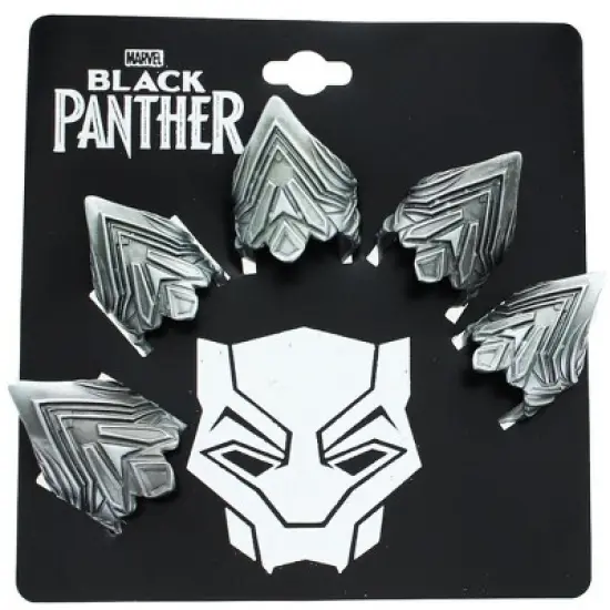 SalesOne International, LLC Marvel Black Panther Metal Adult Costume Claw Tips - 5-Pack image {2}
