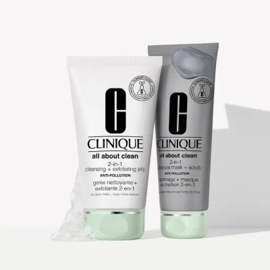 Clinique All About Clean Charcoal Mask + Scrub - 3.4 fl oz - Ulta Beauty image {6}