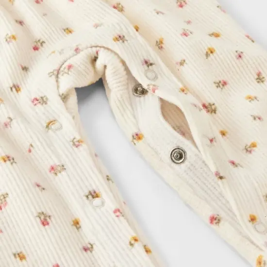 Baby Girls' Long Sleeve Waffle Romper - Cat & Jack&trade; image {3}