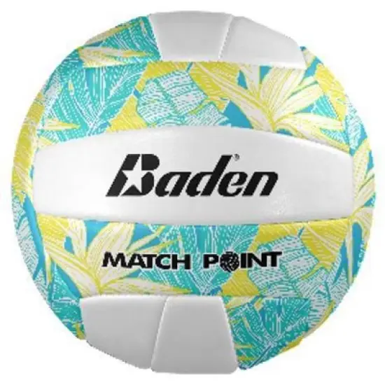 Baden Matchpoint Floral Volleyball - Turquoise/Yellow: Outdoor Sports Equipment, Kids Aged 4+ image {3}