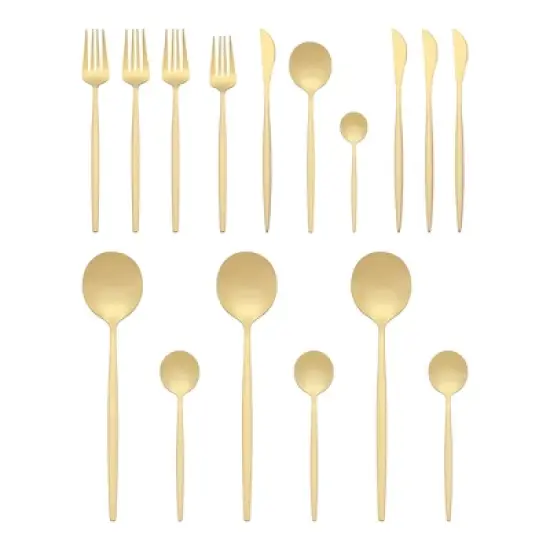 REGALWOVEN 16 Pcs Stainless Steel Durable Rust-Proof Serving Sets image {9}