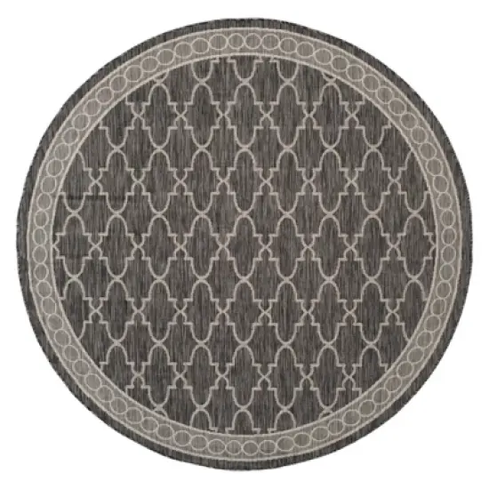 Brielle Outdoor Rug - Black / Beige - Safavieh image {5}