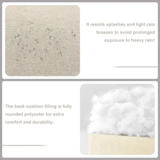 POCASSY 8 Piece Outdoor Sectional Patio Furniture Set, All Weather Brown Wicker Outdoor Furniture Set with Swivel Chair and 41" Propane Fire Pit image {12}