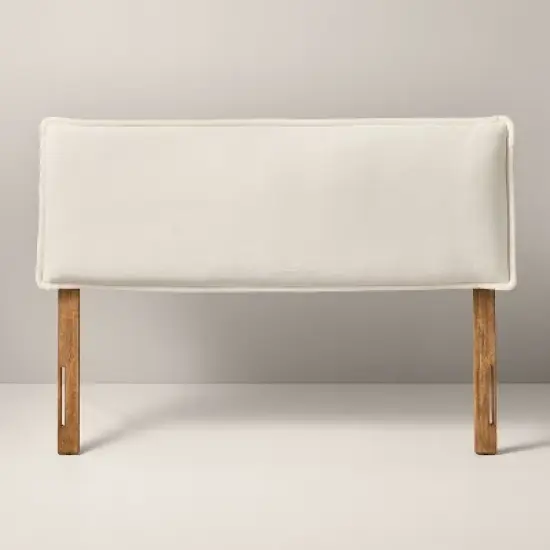 Corduroy Upholstered Headboard Cream - Hearth & Hand&trade; with Magnolia image {2}
