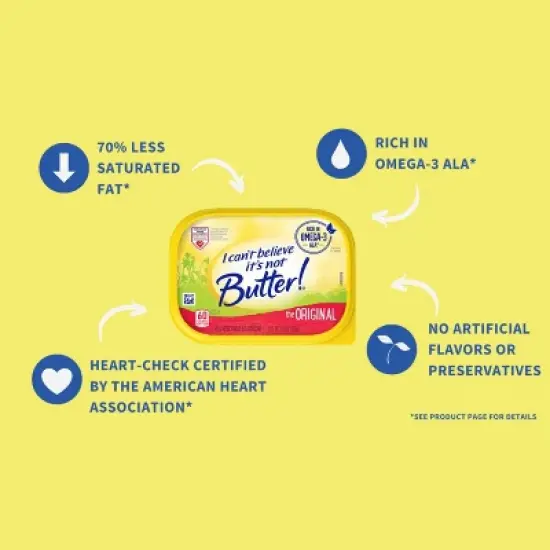 I Can't Believe It's Not Butter! Original Buttery Spread - 15oz image {1}