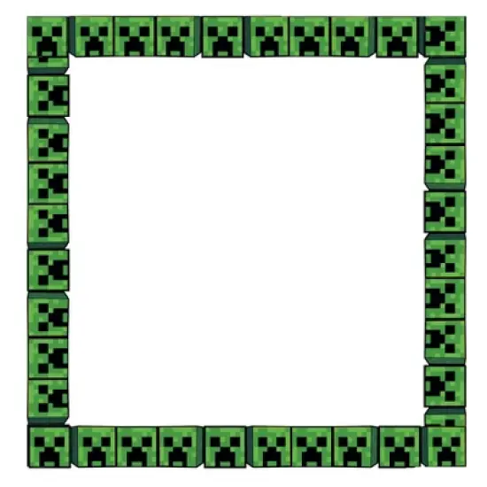 Eureka&reg; Minecraft Creeper Lineup Wide Trim, 37 Feet Per Pack, 6 Packs image {3}