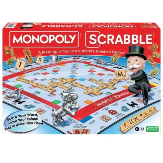Monopoly Scrabble Board Game image {4}