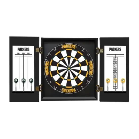 NFL Green Bay Packers Fan's Choice Dartboard Set image {3}