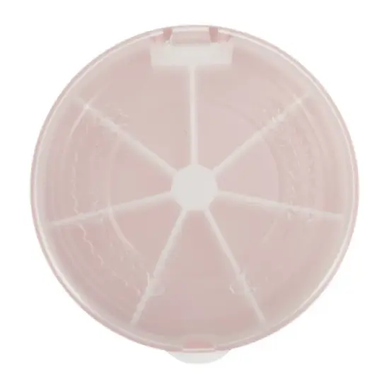 Unique Bargains 7 Grid Round Pill Case 1 Pc image {9}