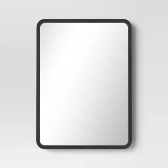 22" x 30" Rounded Corner Wood Wall Mirror - Threshold&trade; image {4}