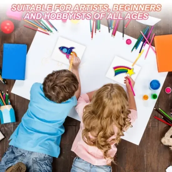 Unique Bargains Pure Cotton Watercolor Cards with Envelopes image {3}