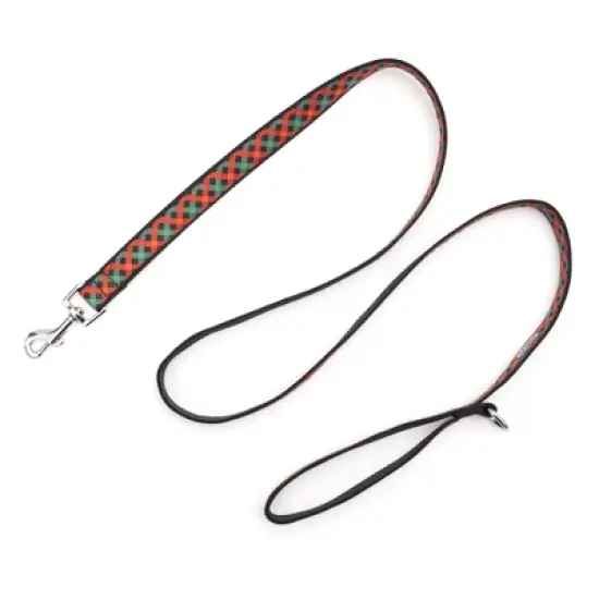 The Worthy Dog Holiday Check Dog Leash image {2}