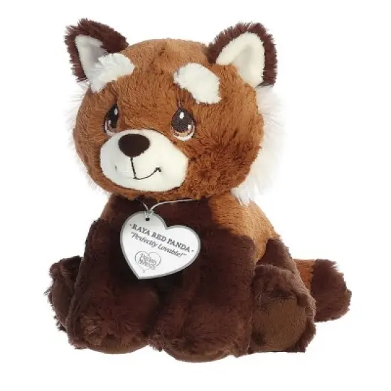 Aurora Small Raya Red Panda Precious Moments Inspirational Stuffed Animal Brown 7.5" image {4}