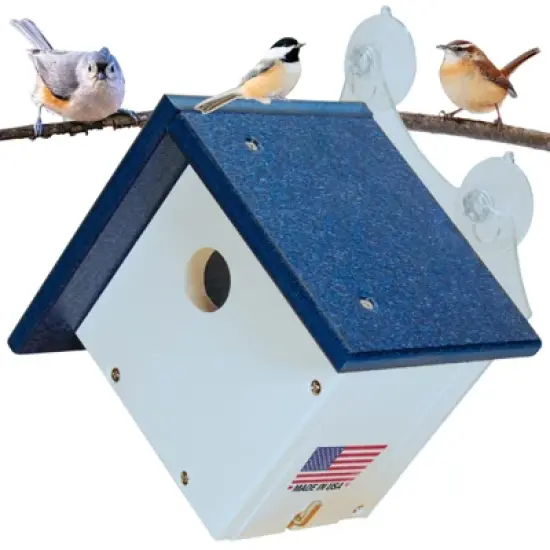 JCS Wildlife Recycled Poly Lumber Window-Mount Wren House image {11}