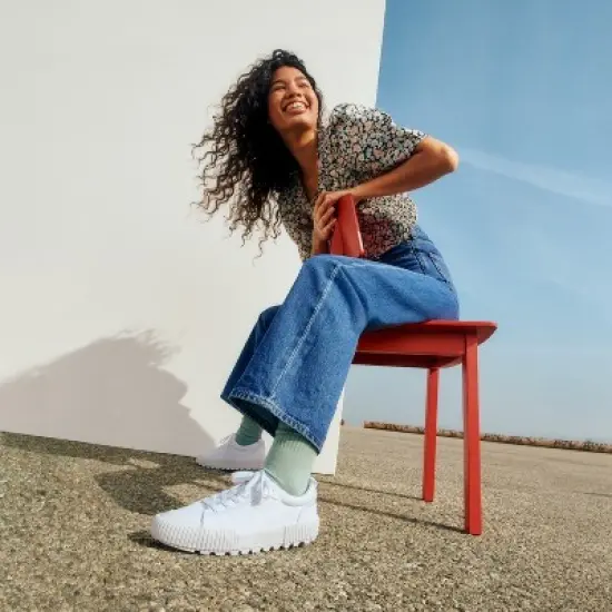 Levi's Womens Emma Platform Sneaker Shoe image {6}