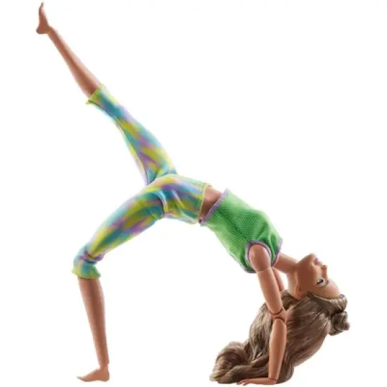 ​Barbie Made to Move Doll - Green Dye Pants image {6}