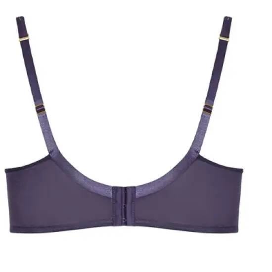 Women's Plus Size Fashion Balcony Print Bra - navy | AVENUE image {5}