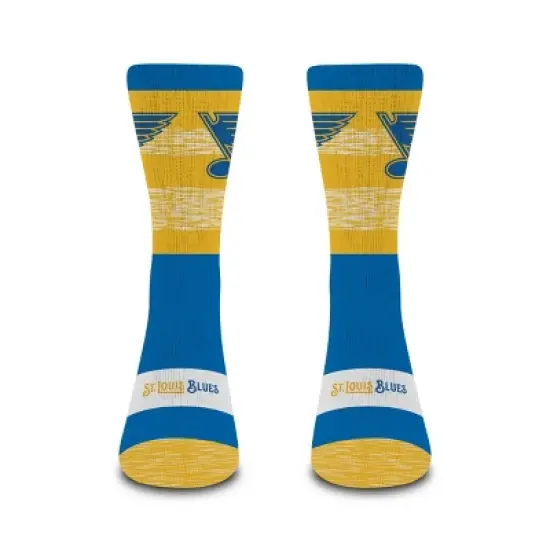 NHL St Louis Blues Mixer Crew Socks - Large image {1}