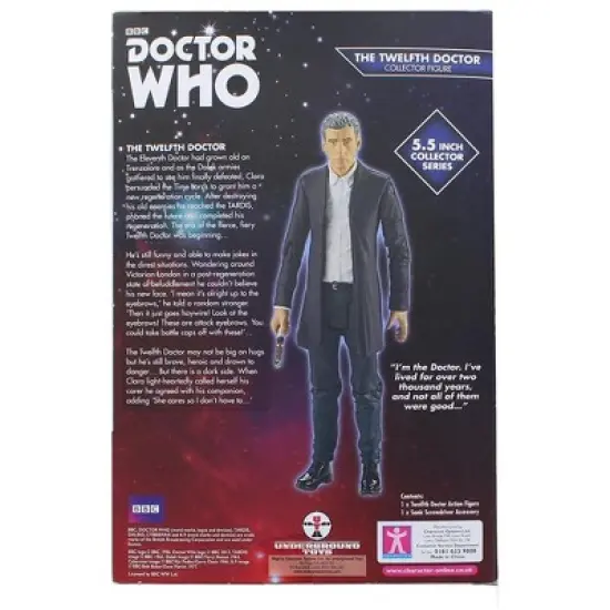 Seven20 Doctor Who 5.5" Action Figure: 12th Doctor (White Shirt) image {1}