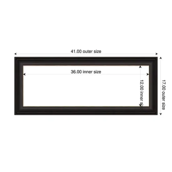 Amanti Art Trio Oil Rubbed Bronze Framed Magnetic Dry Erase Board image {3}