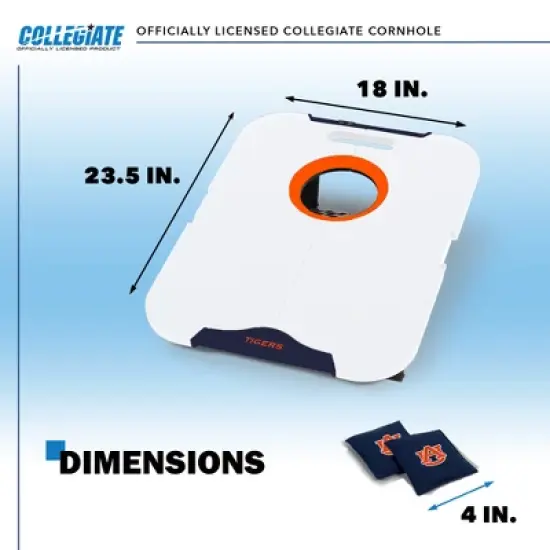 NCAA Auburn Tigers All-Weather Travel Cornhole Set image {4}
