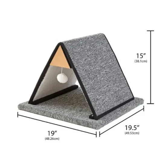 Two by Two Brownsville -  Scratching Post Cat Furniture -  in. Tall image {4}