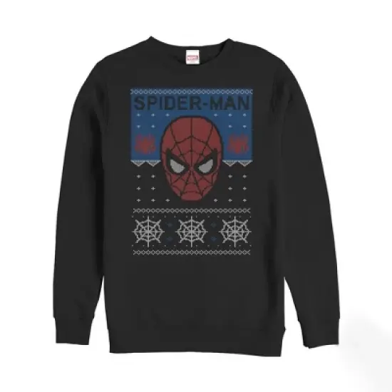 Men's Marvel Ugly Christmas Spider-Man Web Sweatshirt image {2}