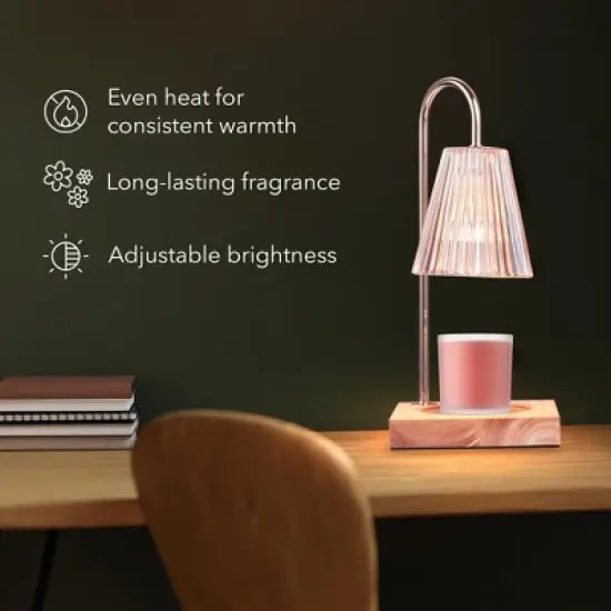Dartwood Candle Warmer Lamp with Adjustable Brightness and Timer Function - Candle Wax Warmer for Home D&eacute;cor image {4}