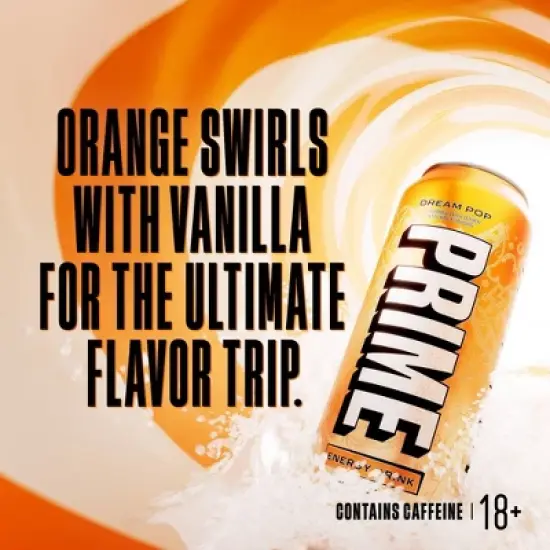 Prime Dream Pop Energy Drink - 16 fl oz Can image {2}