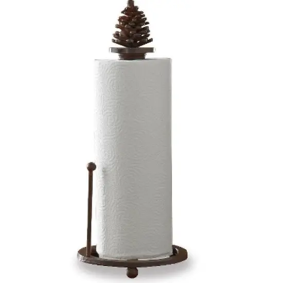 Park Designs Pinecone Paper Towel Holder image {3}