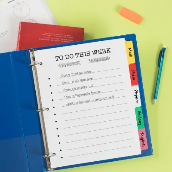 Avery Big Tab Write & Erase 5-Tab Dividers (6-Pack of 23076) image {6}