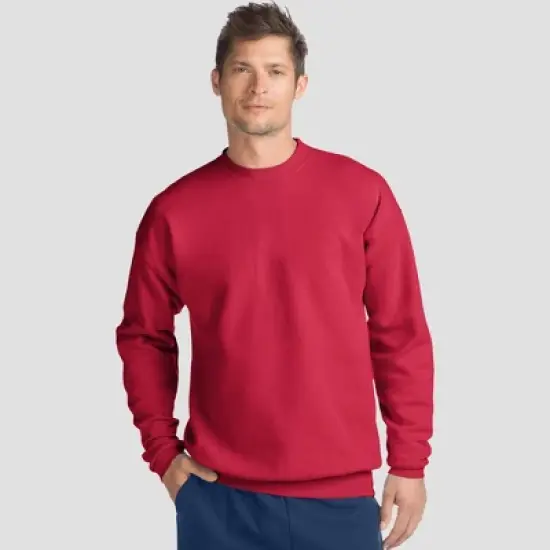 Hanes Men's EcoSmart Fleece Crew Neck Sweatshirt image {10}