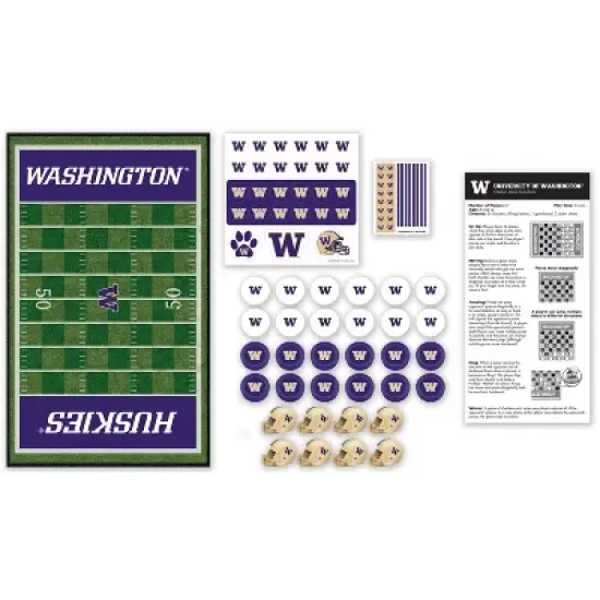 MasterPieces Officially licensed NCAA Washington Huskies Checkers Board Game for Families and Kids ages 6 and Up image {2}