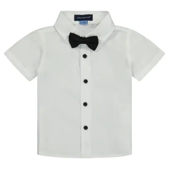 Andy & Evan  Infant Boys Tuxedo Suspender Set image {1}