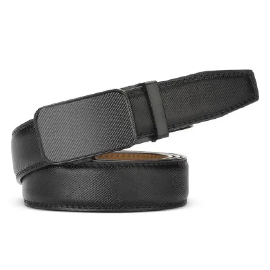 Mio Marino | Men's Indented Designed Ratchet Belt image {1}