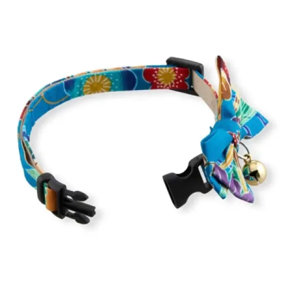 Necoichi Yukata Bow Tie Cat Collar image {3}