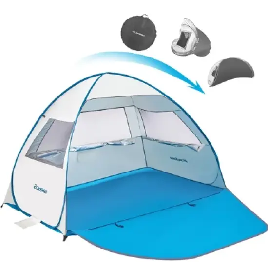 EchoSmile 4-Person Nylon Dome Tent image {12}