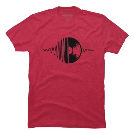 Men's Design By Humans Music Vinyl By LipsOfJolie T-Shirt image {5}