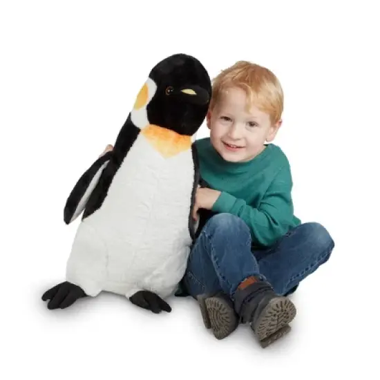 Melissa & Doug Giant Penguin - Lifelike Stuffed Animal (nearly 2 feet tall) image {6}