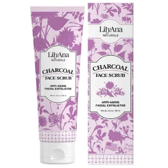 LilyAna Naturals Charcoal Face Exfoliant - 3oz image {2}