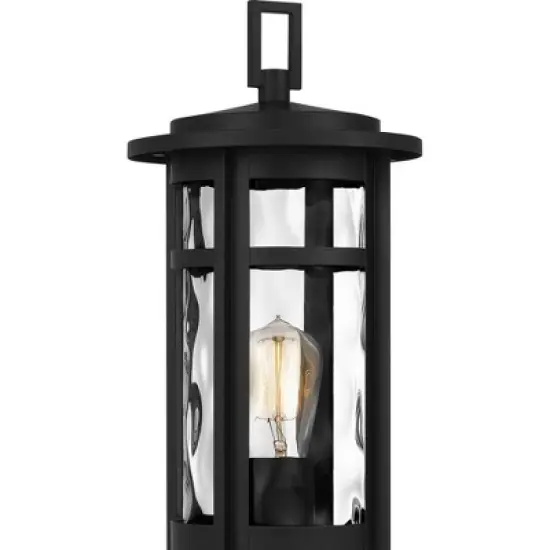 Quoizel Lighting Uma 1 - Light Post Light in  Matte Black image {3}