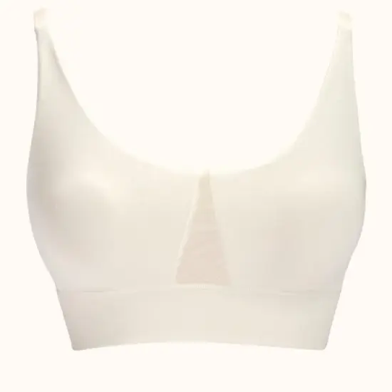 AnaOno Women's Post-Surgery Soft Leslie Leisure Bralette Black - Large image {4}