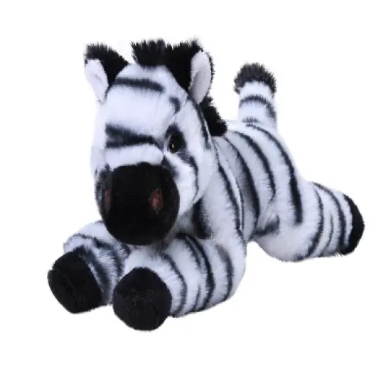 Wild Republic Ecokins Mini Zebra Stuffed Animal, 8 Inches image {1}