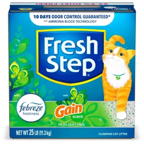 Fresh Step Febreze and Gain Cat Litter - 25lb image {4}