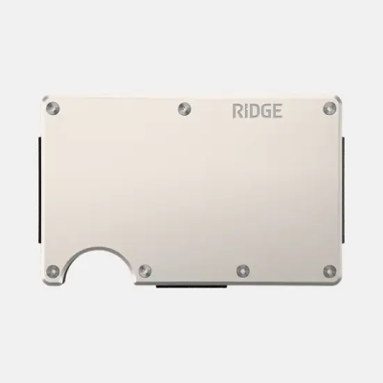 Ridge Wallet - Monaco White - Cash Strap image {12}
